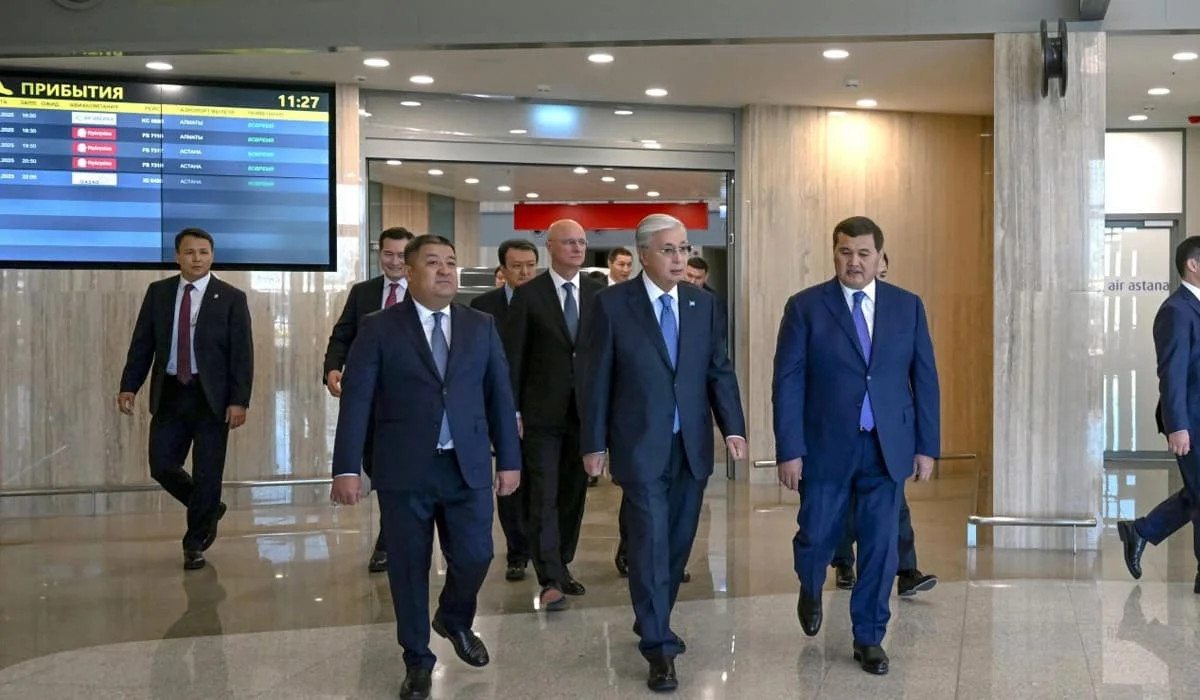 Токаев посетил новый терминал аэропорта в Кызылорде (ФОТО, ВИДЕО)