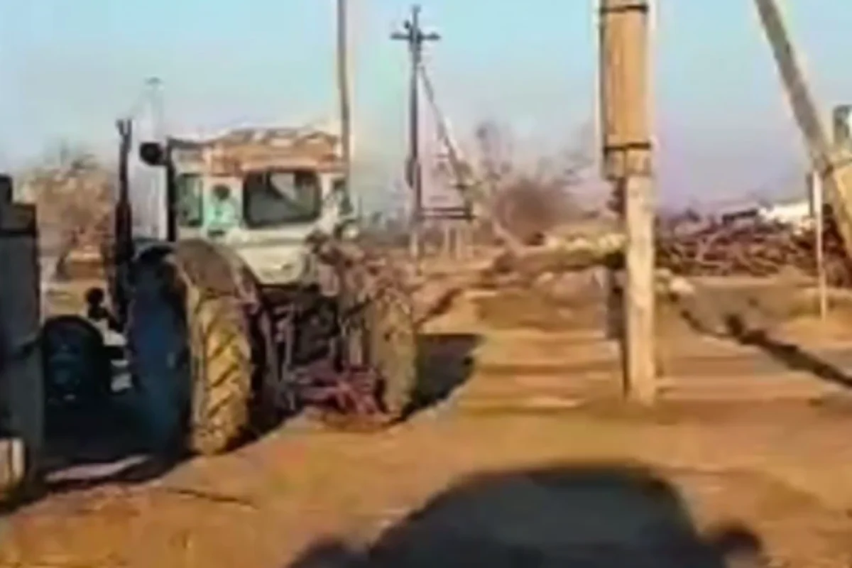 Пьяный тракторист без прав задержан в области Абай (ВИДЕО)