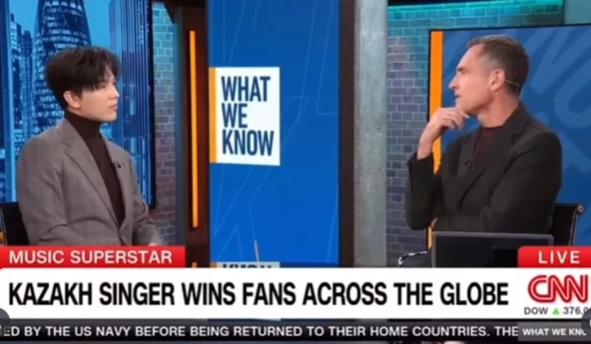 «Он поет на 16 языках!»: Димаш Кудайберген дал интервью телеканалу CNN в Лондоне