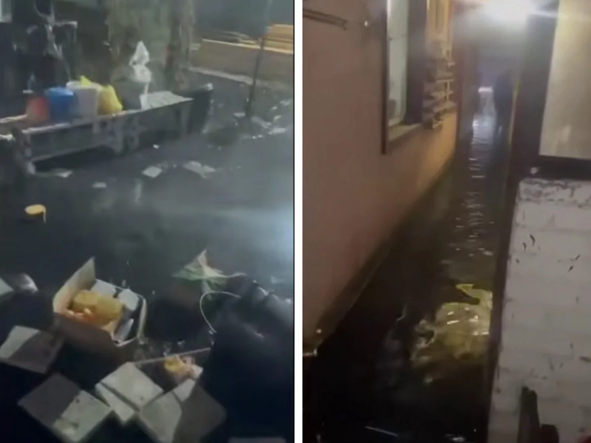 Сточными водами затопило поселок в Костанае из-за порыва канализации (ВИДЕО)