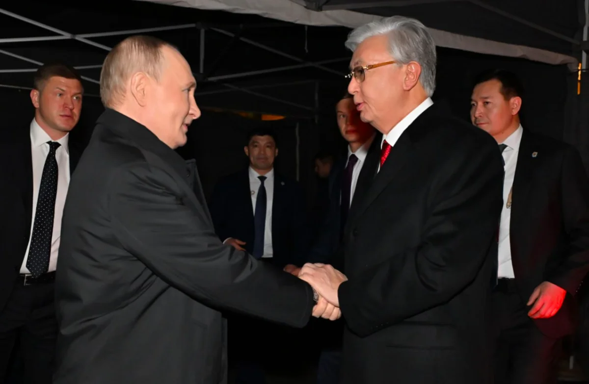 Касым-Жомарт Токаев и Владимир Путин тепло попрощались