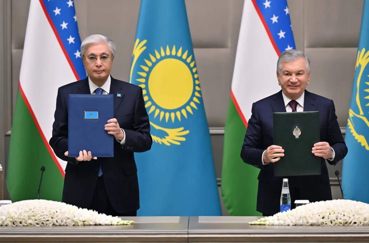 Казахстан и Узбекистан подписали совместное заявление по итогам заседания Высшего совета