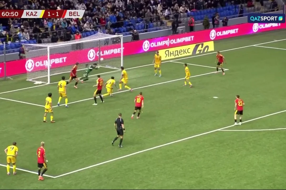 Казахстан в меньшинстве сделал ничью с Бельгией в отборе на ЧМ-2026 по футболу