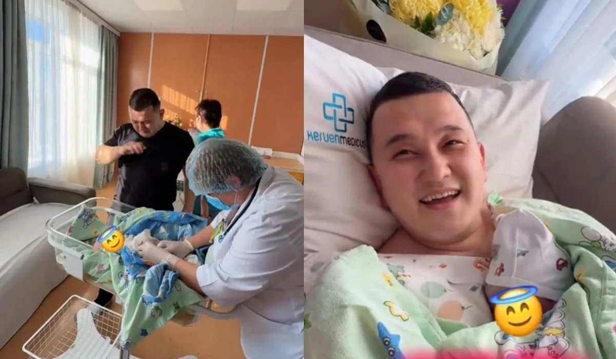 Елдос Колобок дал необычное имя новорожденному сыну