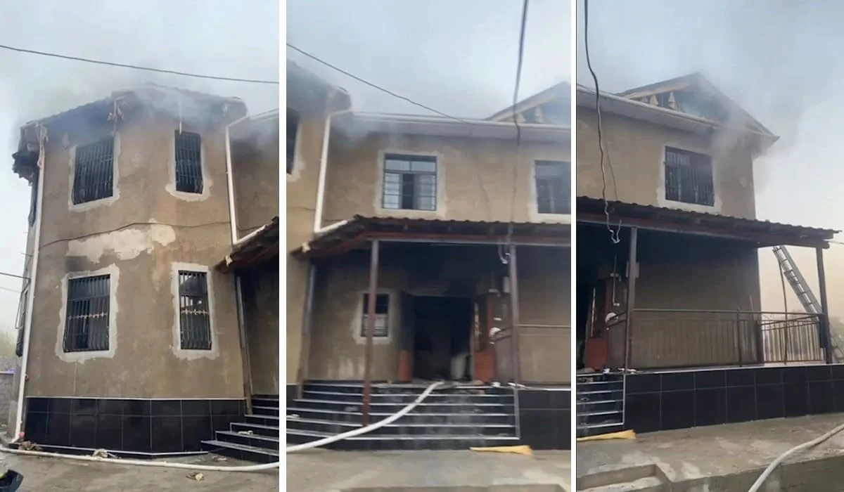 Пожар забрал жизни 12 человек в Туркестанской области: видео с места трагедии