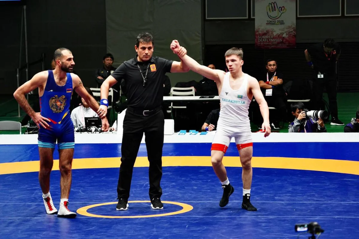 Казахстанский борец завоевал золото на Сурдлимпийских играх