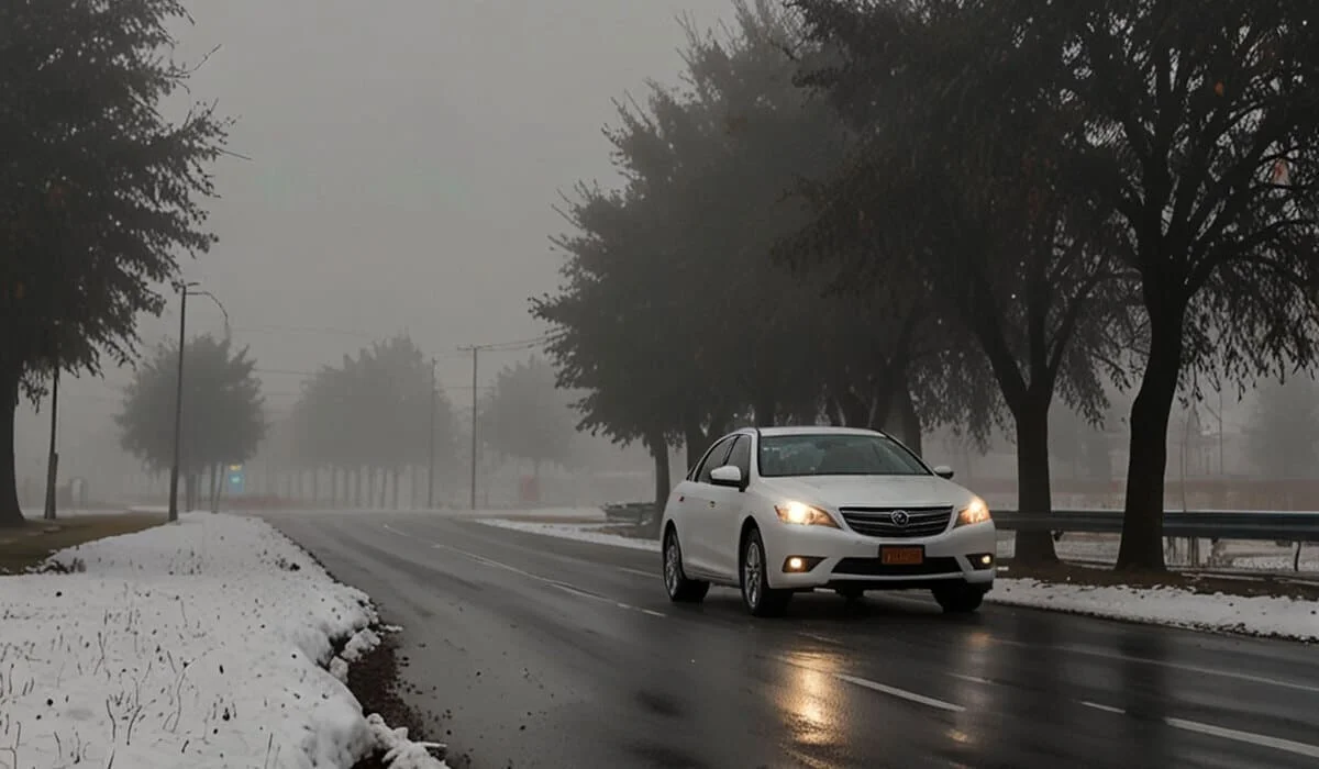 Снег и ухудшение видимости: где сегодня опасно ехать на трассах Казахстана