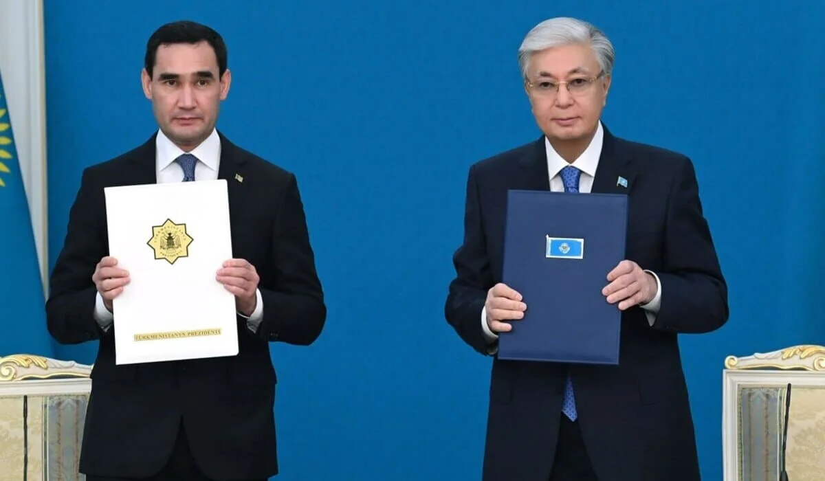 Казахстан и Туркменистан подписали 11 соглашений о сотрудничестве