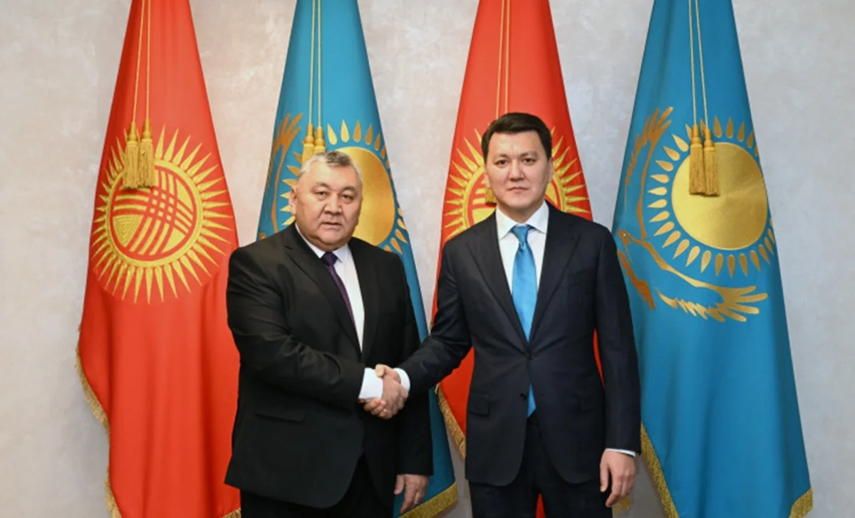 Ерлан Карин встретился с госсекретарем Кыргызстана в Алматы