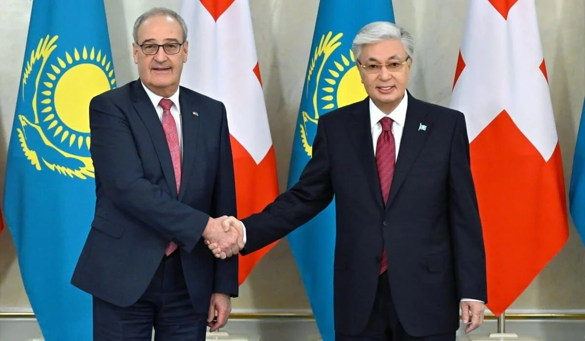 Токаев провел переговоры с вице-президентом Швейцарии