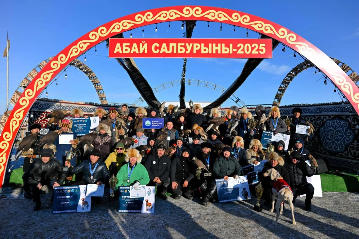 «Абай салбурыны – 2025» объединил лучших сокольников Казахстана в области Абай