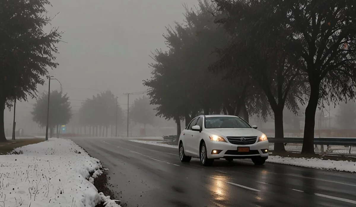 Погодные условия ухудшатся на автодорогах в трех областях Казахстана