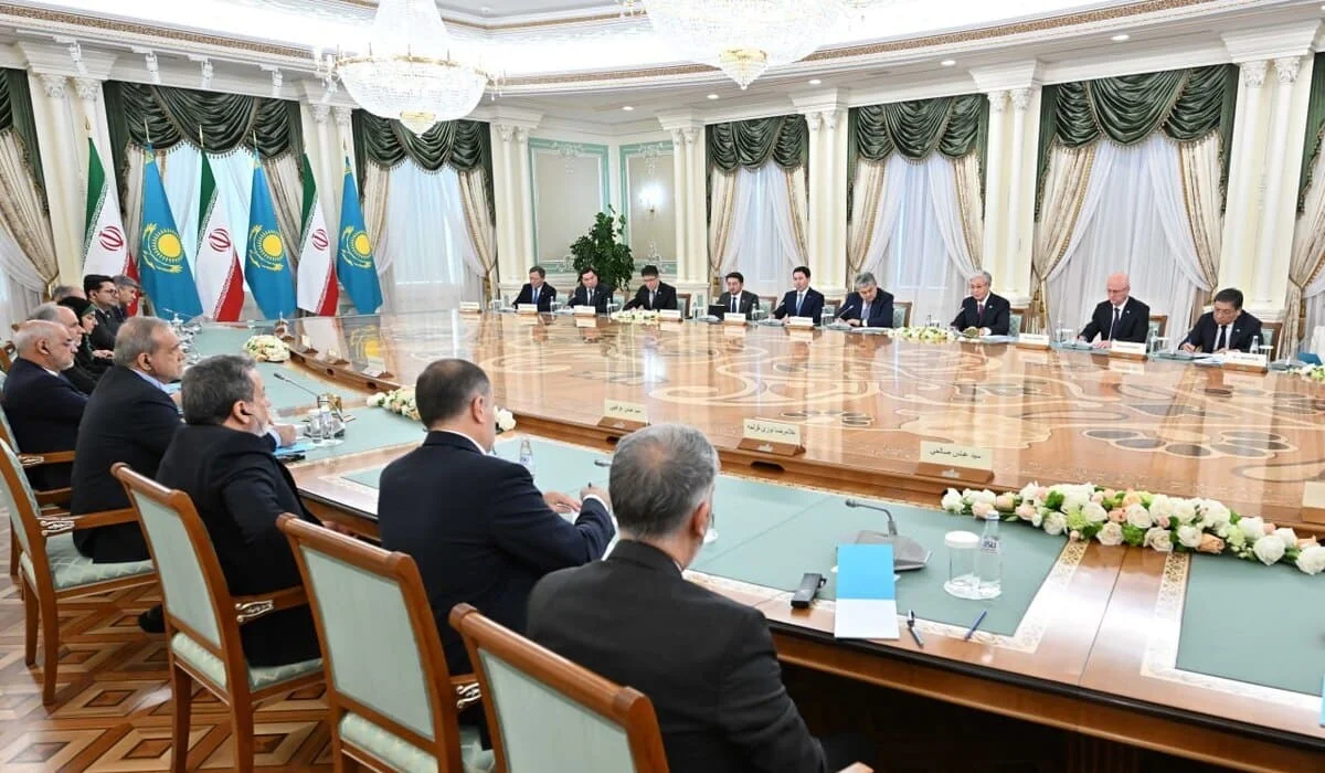 Переговоры президентов Казахстана и Ирана: о чем говорили Токаев и Пезешкиан в Акорде