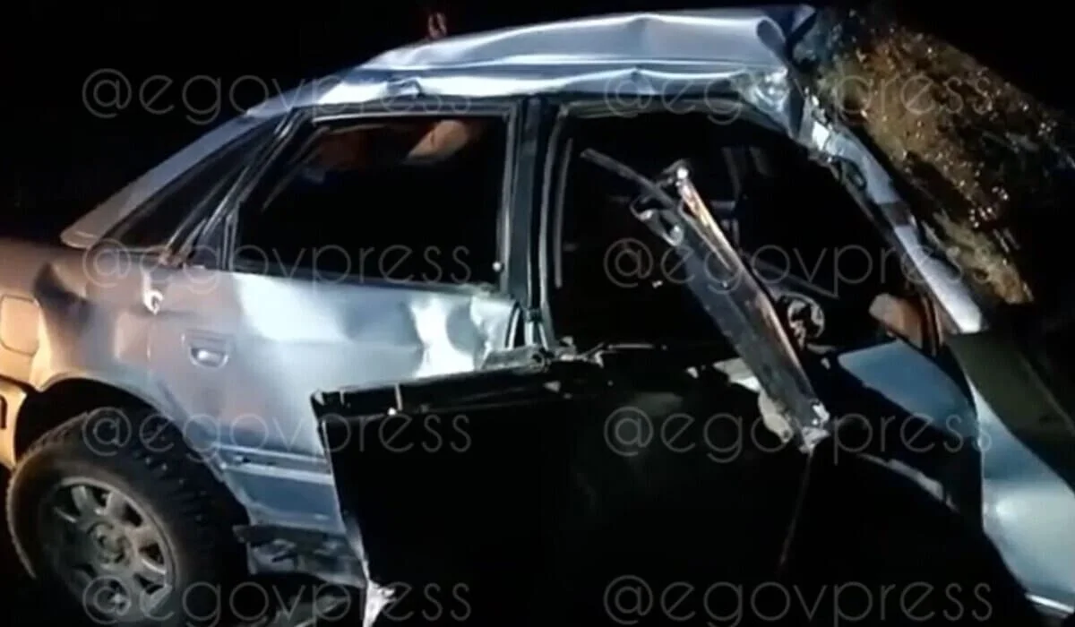 Жуткое ДТП в Карагандинской области: поезд сбил автомобиль с пятью людьми (ВИДЕО)