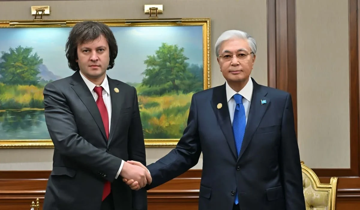 Президент Казахстана встретился с премьером Грузии в Ашхабаде