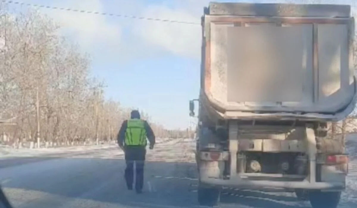 Едва не устроил трагедию: водителя КамАЗа с тяжелой степенью опьянения остановили в Рудном