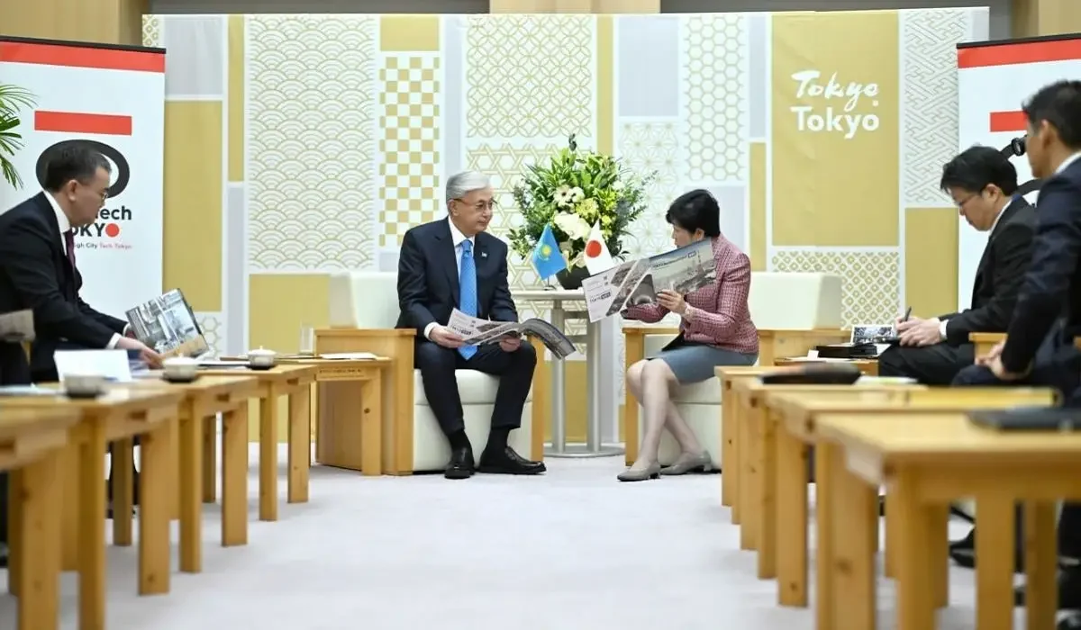 ИИ и умные города: о чем говорили Токаев и губернатор Токио (ВИДЕО)