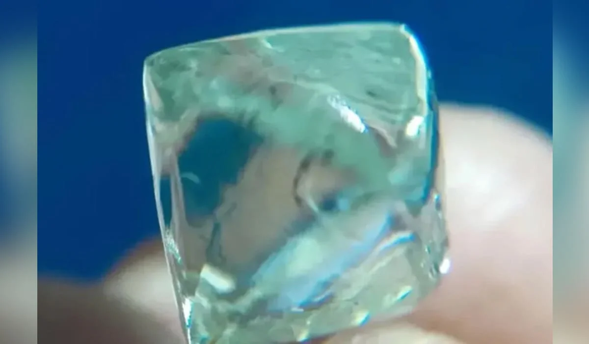 Два друга нашли редкий зеленый бриллиант стоимостью более 50 тысяч долларов в Индии