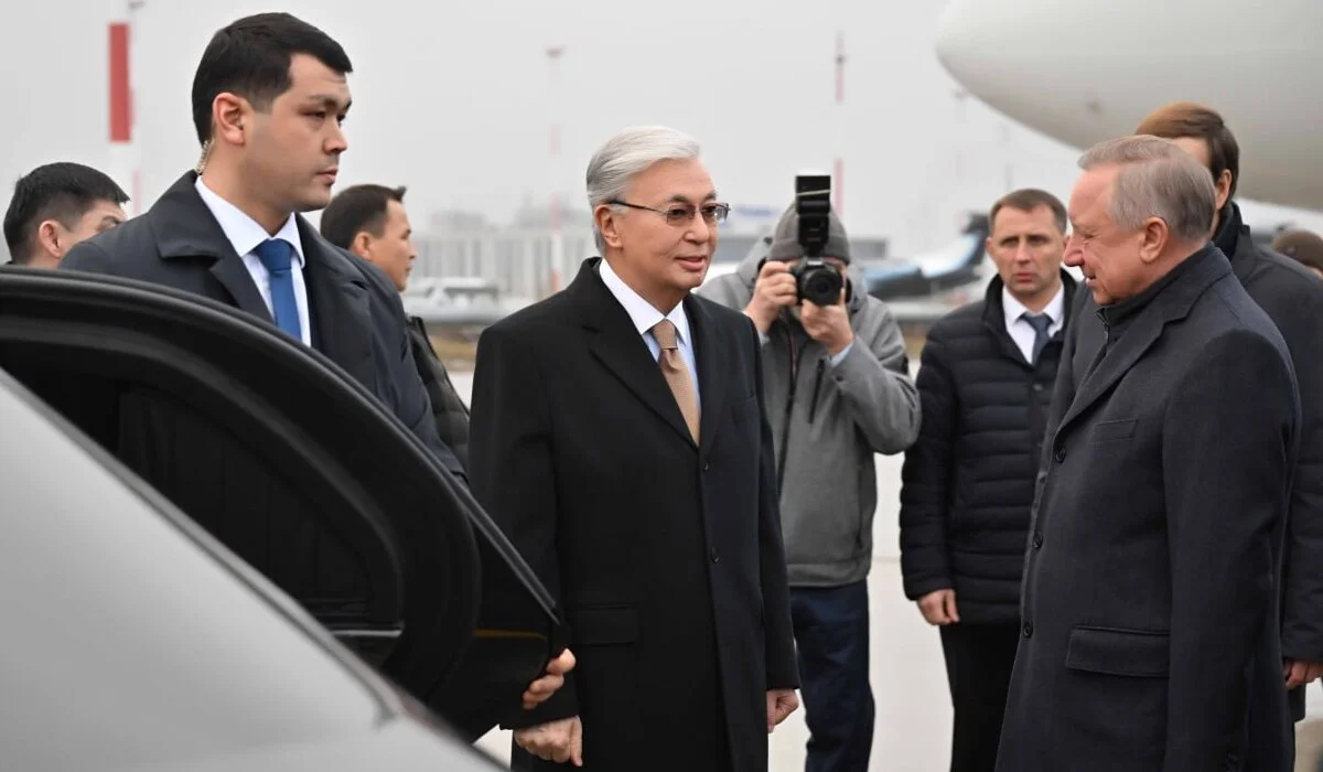 Касым-Жомарт Токаев прибыл в Санкт-Петербург