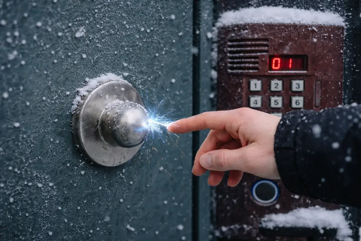 Мужчину ударило током от подъездной двери в Усть-Каменогорске: он пережил клиническую смерть