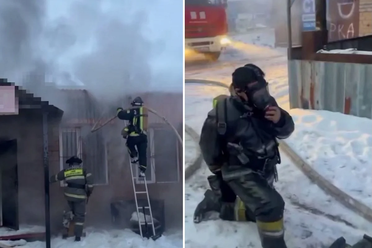 Пожар в неработающем кафе ликвидировали в Астане