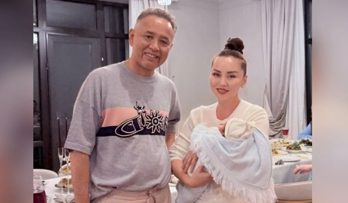 «Будь щедрым и уважаемым»: казахстанская певица назвала сына в честь супруга Баян Алагузовой