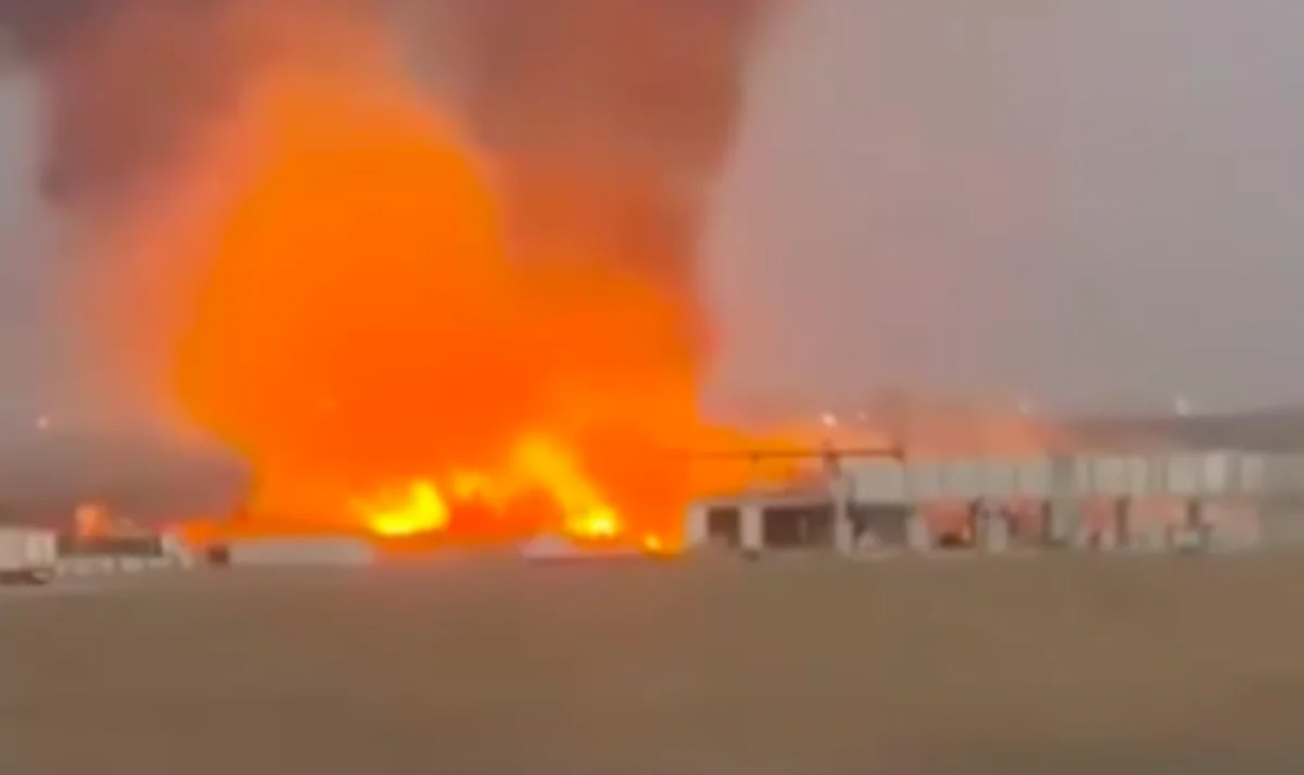 Пожар у перевала в Жамбылской области: на место срочно выехали спасатели (ВИДЕО)