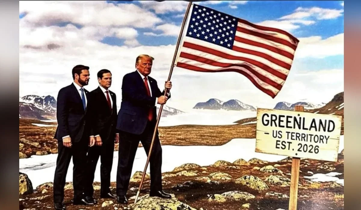 Трамп опубликовал провокационные карты, на которых Гренландия показана частью США