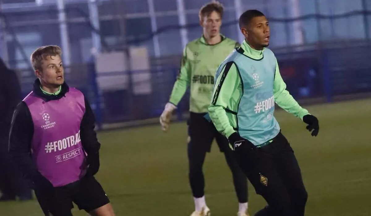 «Кайрат» провел тренировку в Лондоне перед матчем с лидером Лиги чемпионов «Арсеналом»