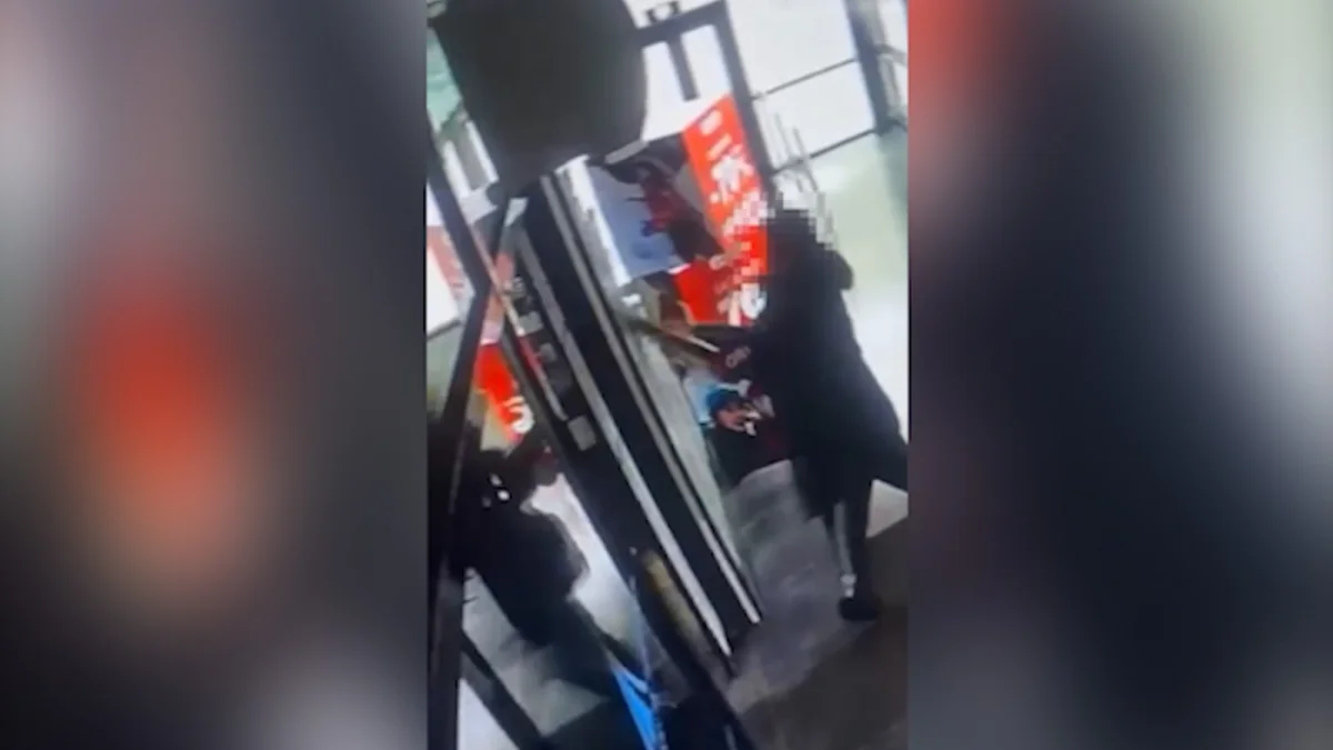 Астанчанин устроил погром в торговом центре и попал на видео