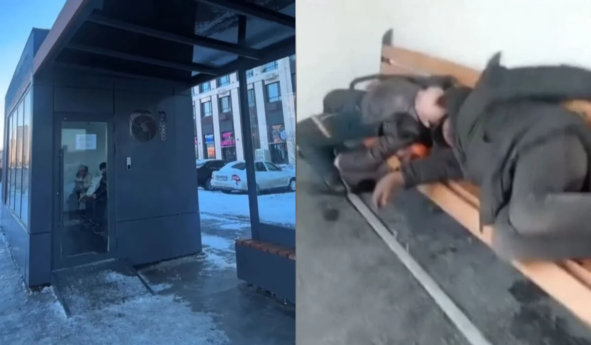 Тёплые остановки будут закрывать на ночь в Астане (ВИДЕО)