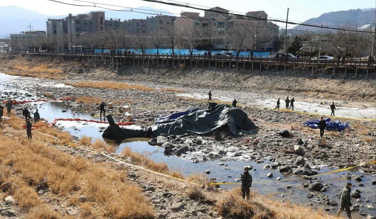 Военный вертолет рухнул в Южной Корее: погибли два человека