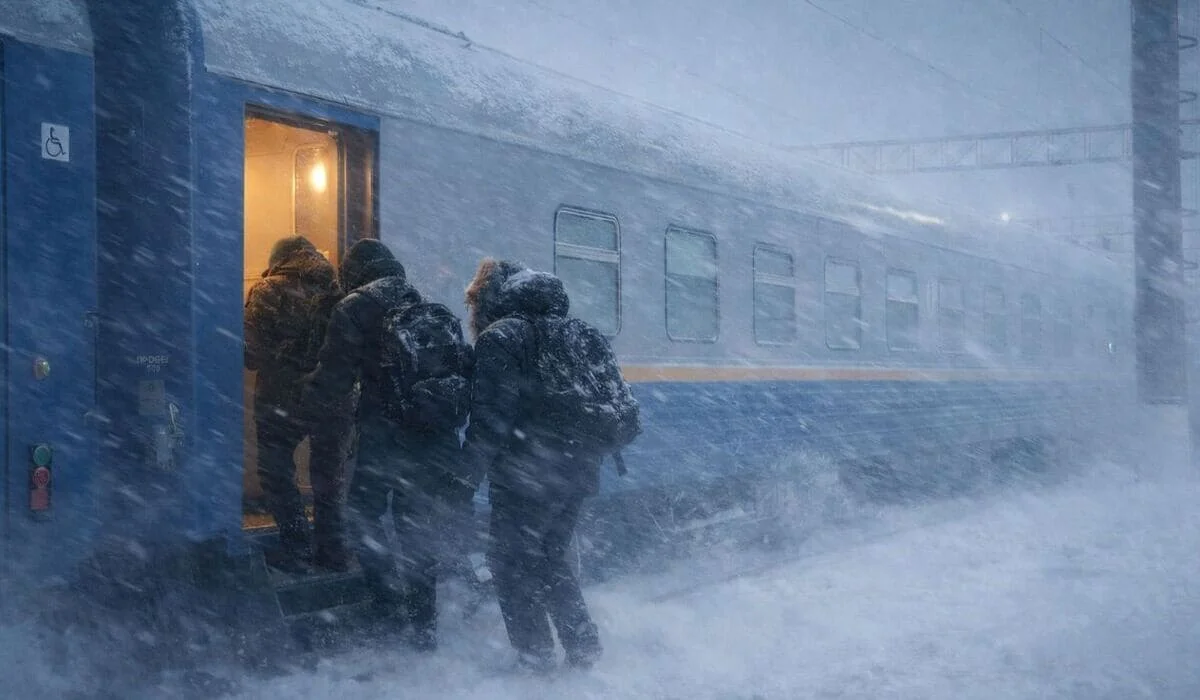 Почти 400 пассажиров перевезли поезда КТЖ в непогоду в Актюбинской области