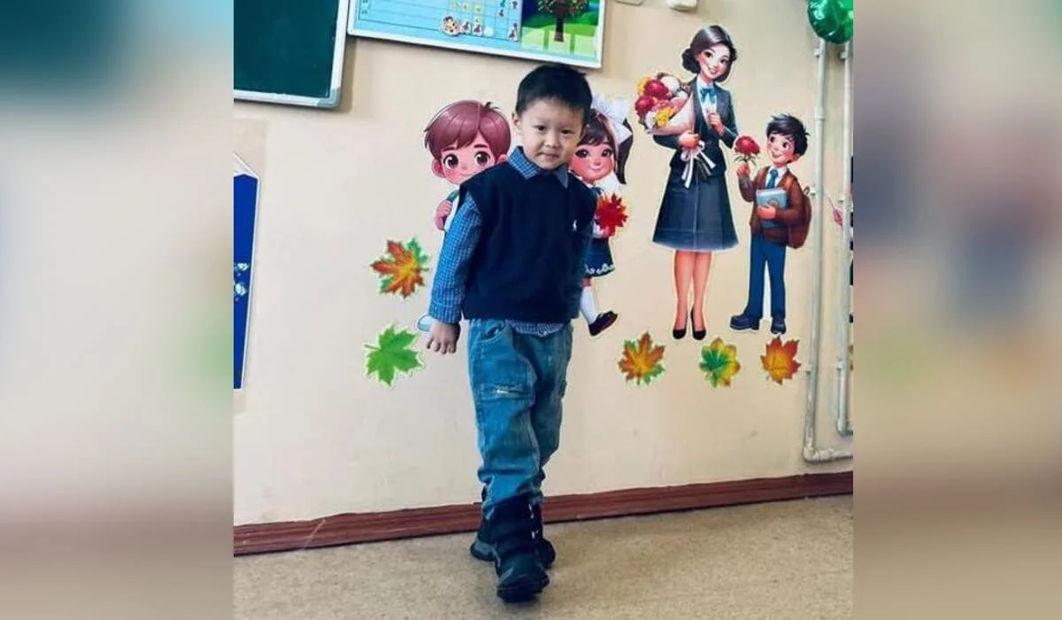 Четырехлетний казахстанец решает задачи за учеников 5-6 классов