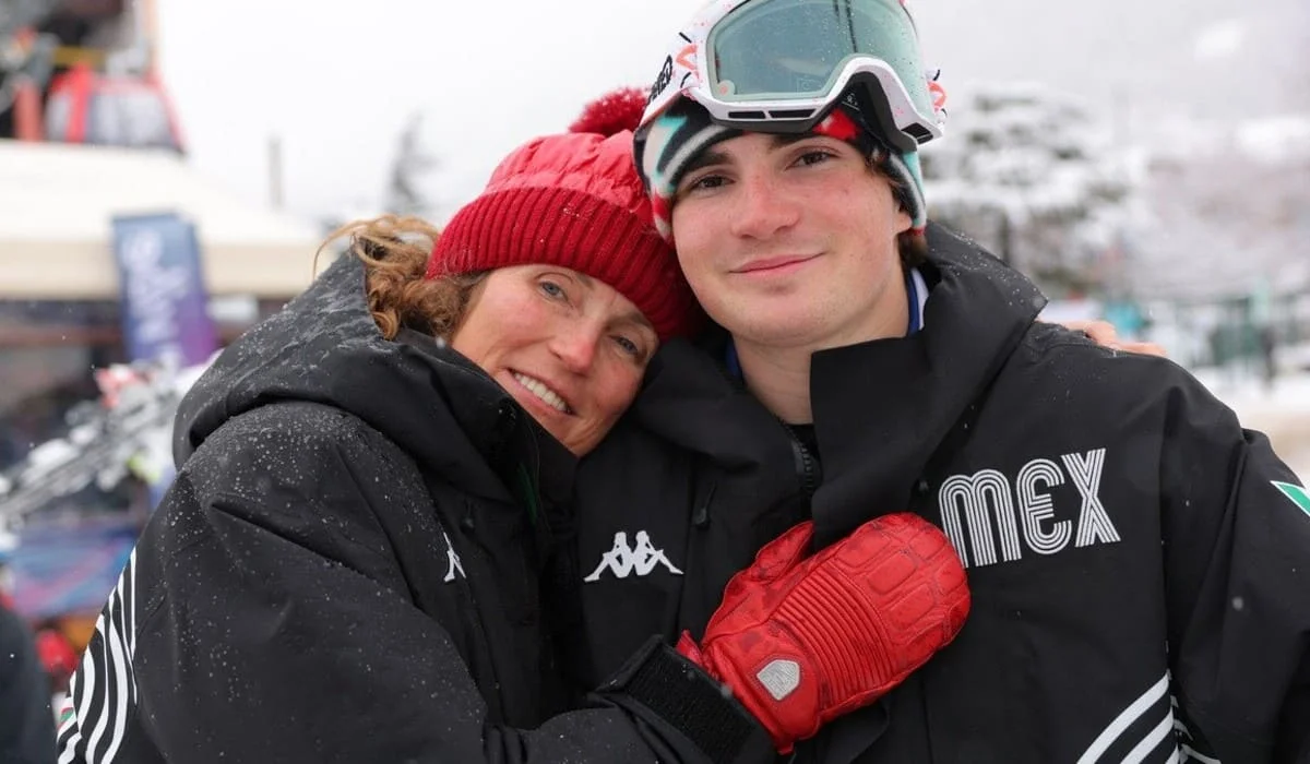 Мать и сын впервые вместе выступили на одной зимней Олимпиаде