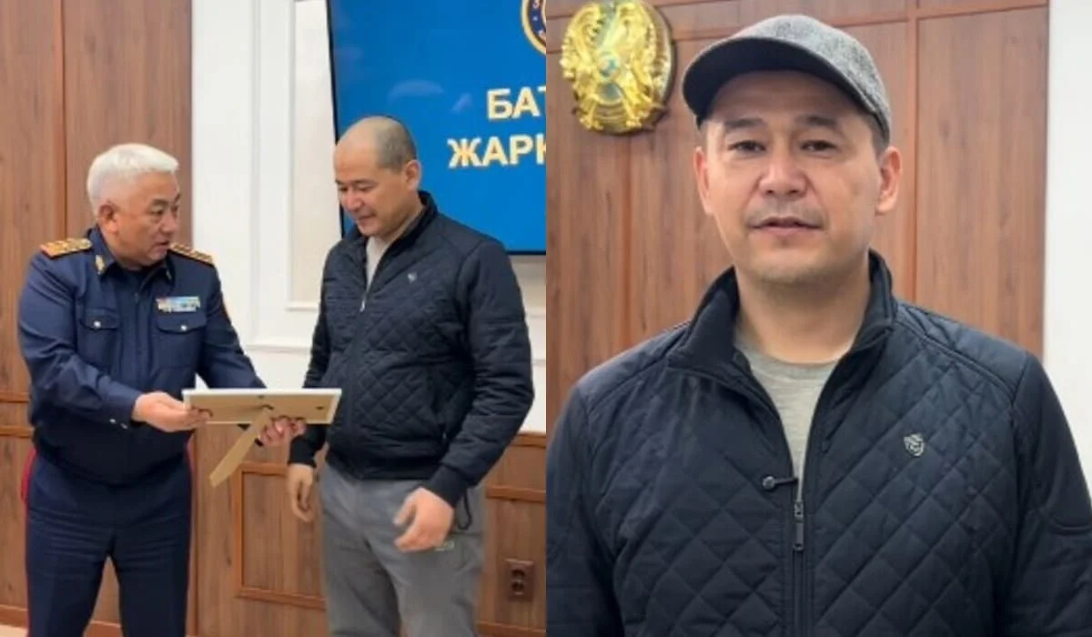 В Таразе наградили мужчину, спасшего 13-летнюю девочку от похищения (ВИДЕО)