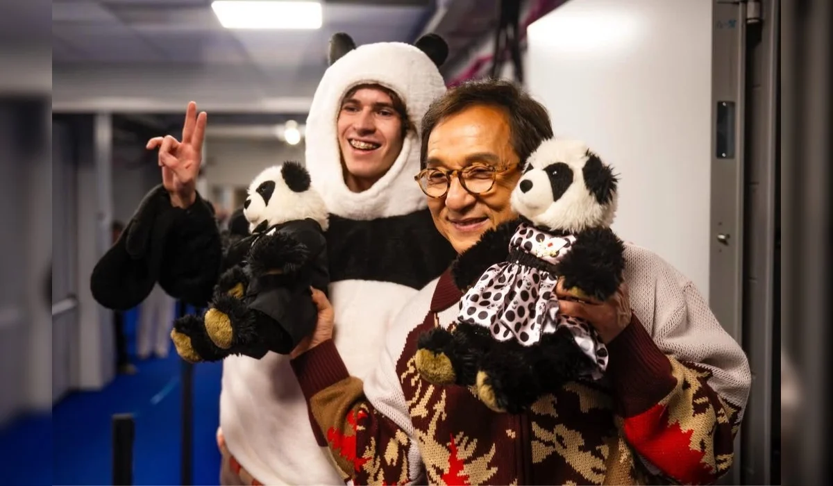 Шайдоров выступил в образе Кунг-фу Панды и встретился с Джеки Чаном (ВИДЕО)