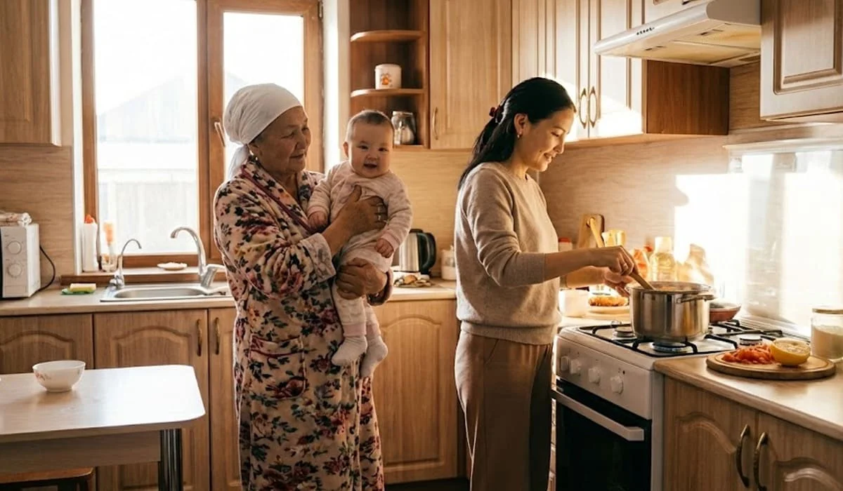 «Скажи, что памперсы вредны»: пост казахстанки о родах свекрови стал поводом для шуток в соцсетях