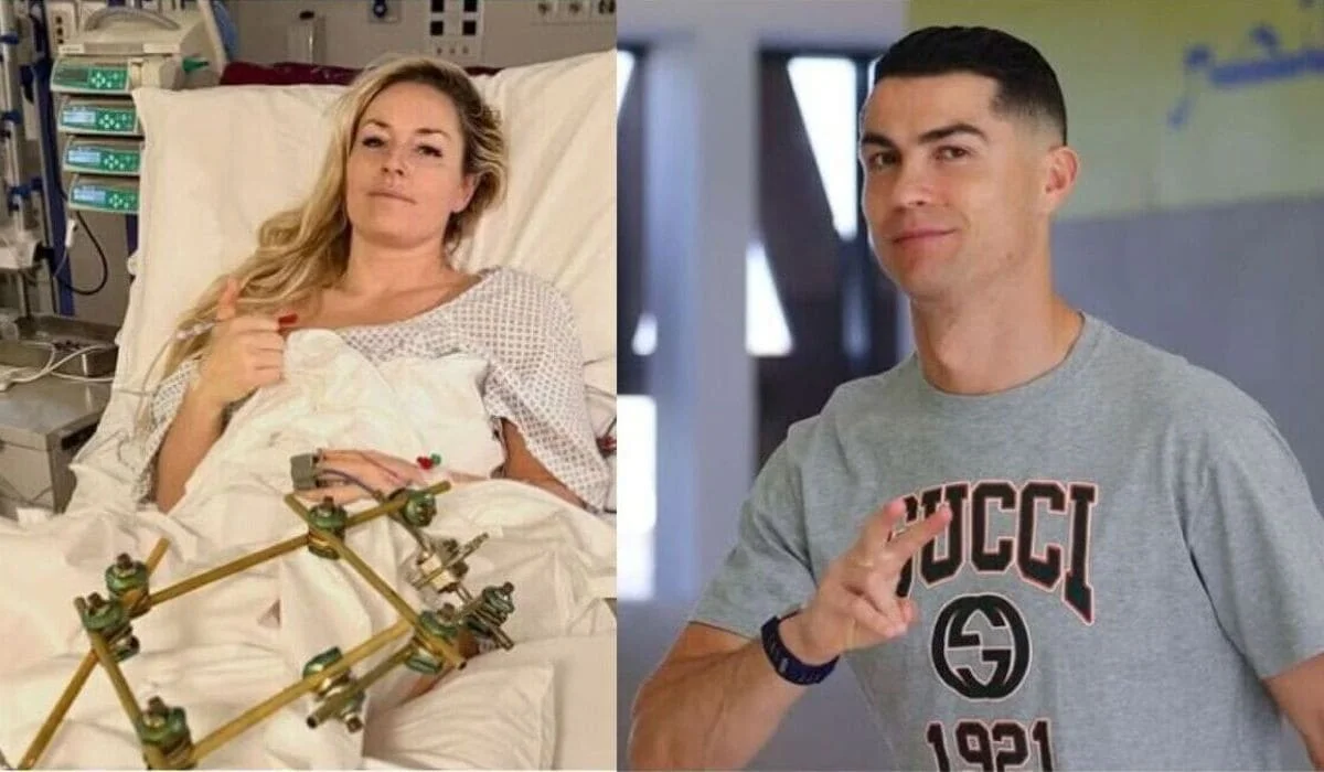 Криштиану Роналду поддержал Линдси Вонн, сломавшую ногу на Олимпиаде