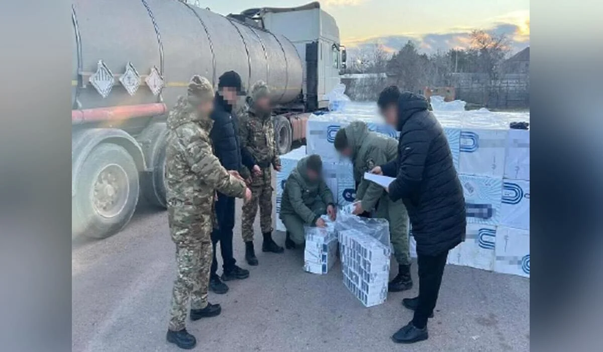 Товары на 60 млн тенге изъяты на границе Казахстана в Жамбылской области