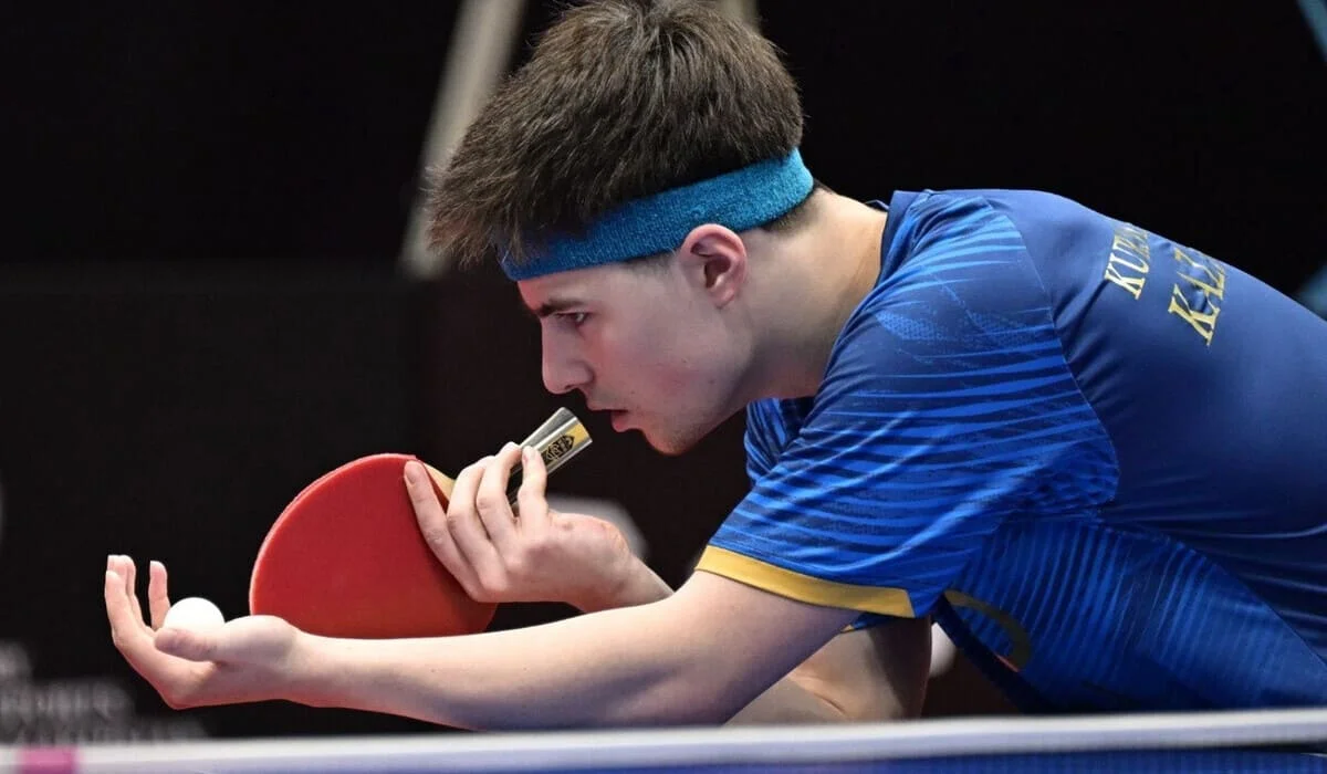 Алан Курмангалиев остановился в шаге от медали на турнире по настольному теннису