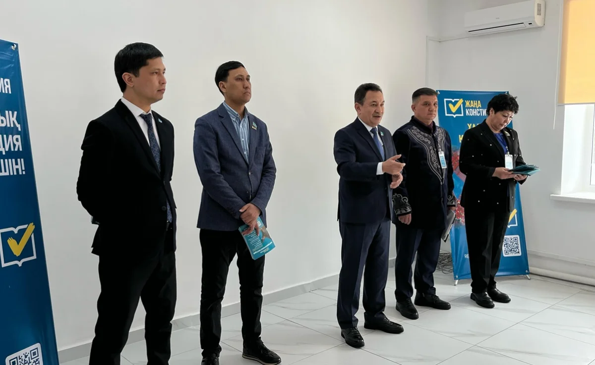 В районе Теренколь обсудили значение новой Конституции для жизни казахстанцев