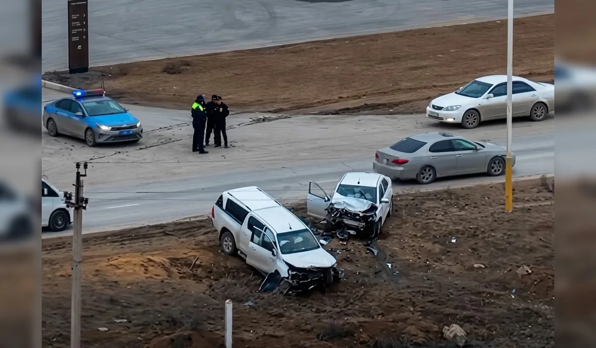 Несколько человек пострадали в ДТП в Жанаозене