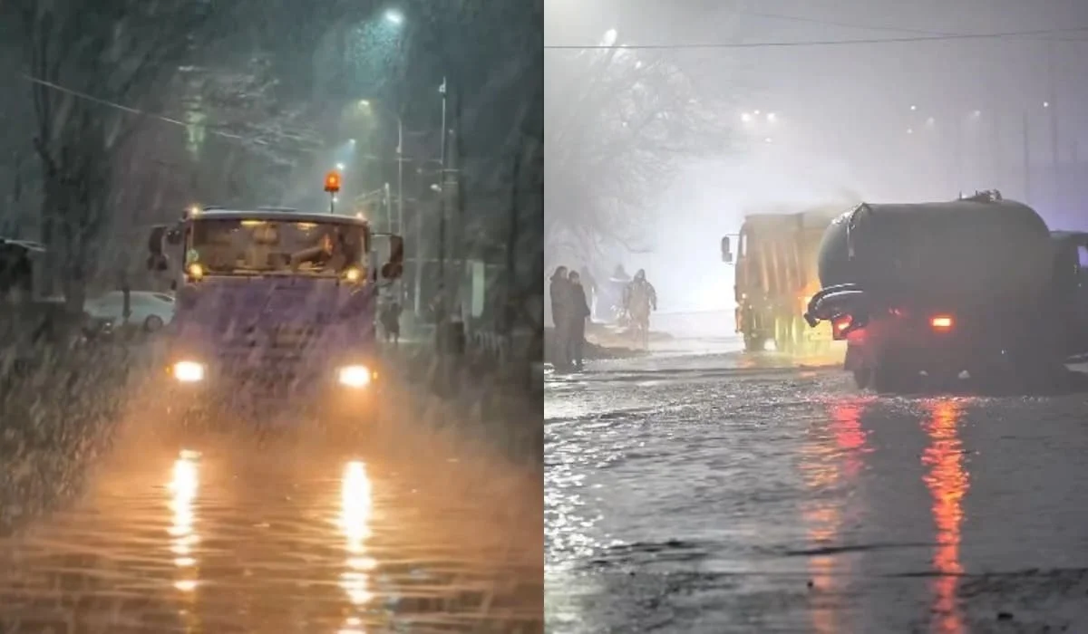 Улицы Шымкента и Семея затопило после обильных дождей (ВИДЕО)