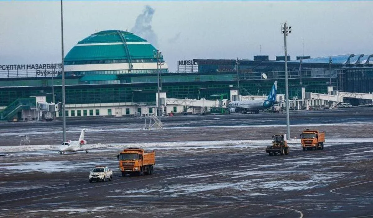 Взлетную полосу аэропорта Астаны будут закрывать ежедневно