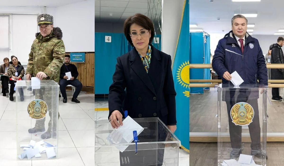 Кто из министров проголосовал на референдуме в Астане