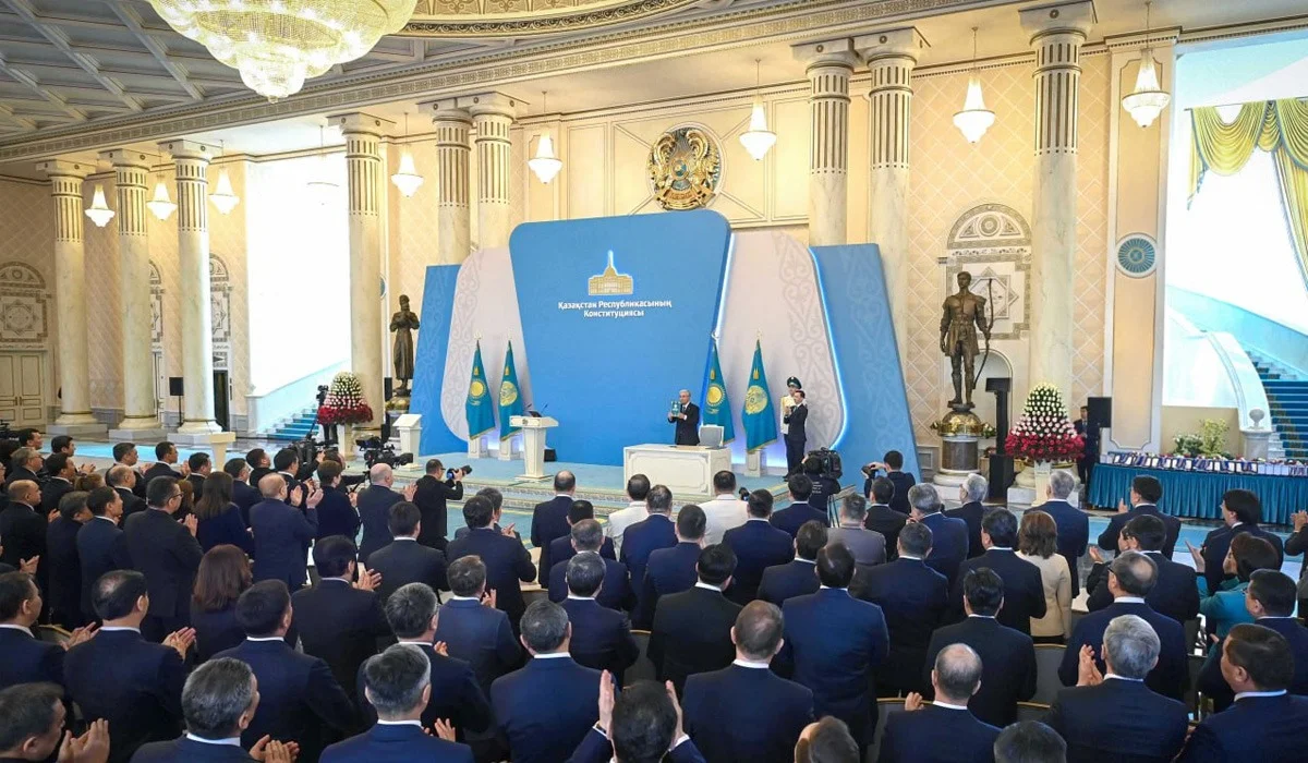 «Сегодня вы стали свидетелями поистине эпохального события»: Токаев о новой Конституции