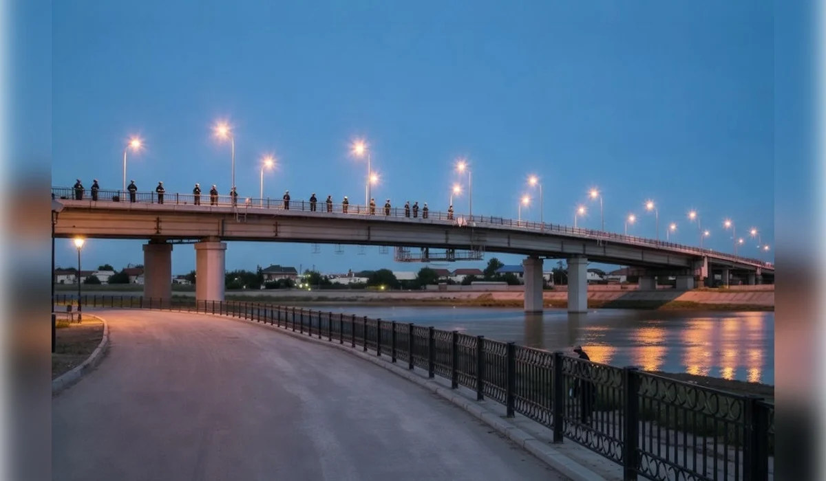 Ночной инцидент в Атырау: девушку вытащили из реки Жайык (ВИДЕО)