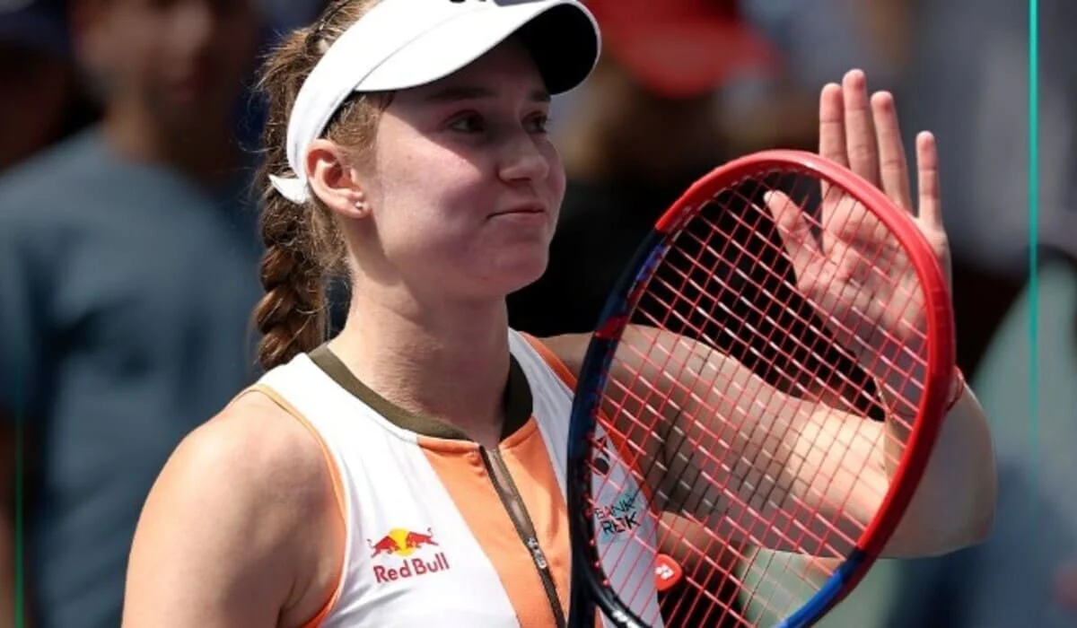 Перепалка Елены Рыбакиной с тренерами произошла на турнире в Майами (ВИДЕО)