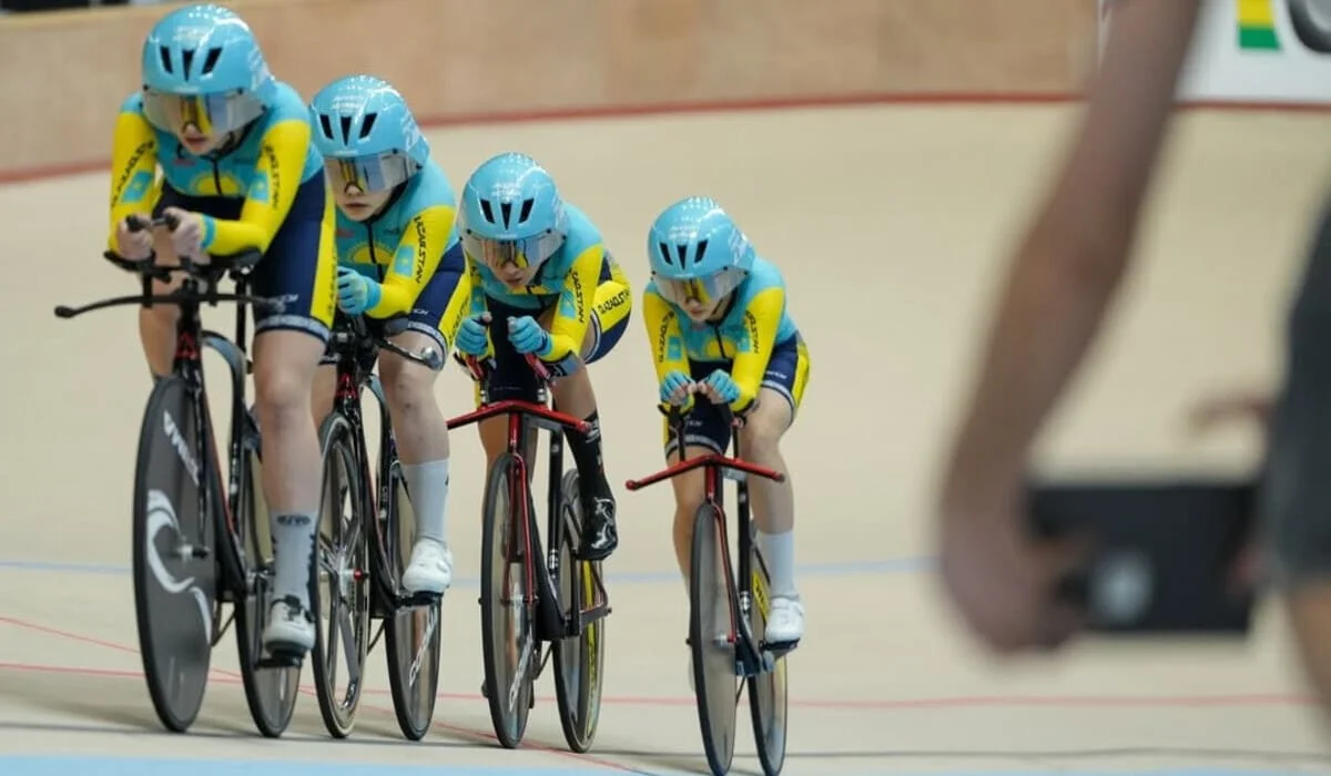 Первую медаль завоевал Казахстан на чемпионате Азии по велотреку